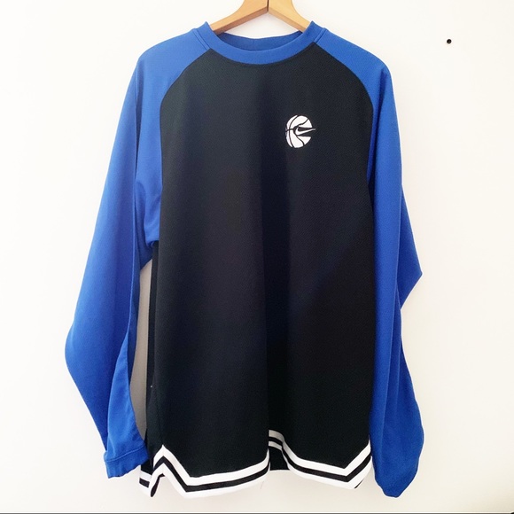 Nike Other - Men’s Blue Basketball Dri-Fit Long Sleeve Jersey